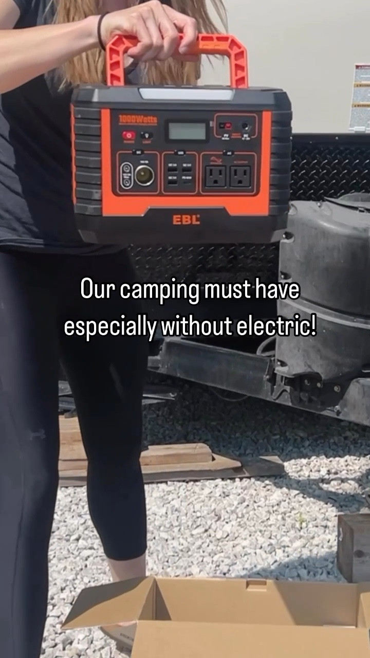 When it comes to camping, living off the grid, or dealing with power outages, having a reliable power source is essential. The EBL Power Station is the perfect solution for keeping all your devices and batteries charged up and ready to go and it currently is on sale! 

This portable power station is compact and lightweight, making it easy to take with you wherever you go. With multiple charging ports, including USB, AC, and DC outlets, you can charge everything from your smartphone and laptop to your camera and drone batteries.

The EBL Power Station is also equipped with a powerful lithium-ion battery that can hold a charge for a long time, ensuring that you have power when you need it most. Whether you're out in the wilderness camping or dealing with a power outage at home, this power station will keep your devices running smoothly.

So don't let a lack of power hold you back. Invest in the EBL Power Station and stay connected no matter where you are.

#LTKTravel #LTKVideo #LTKHome