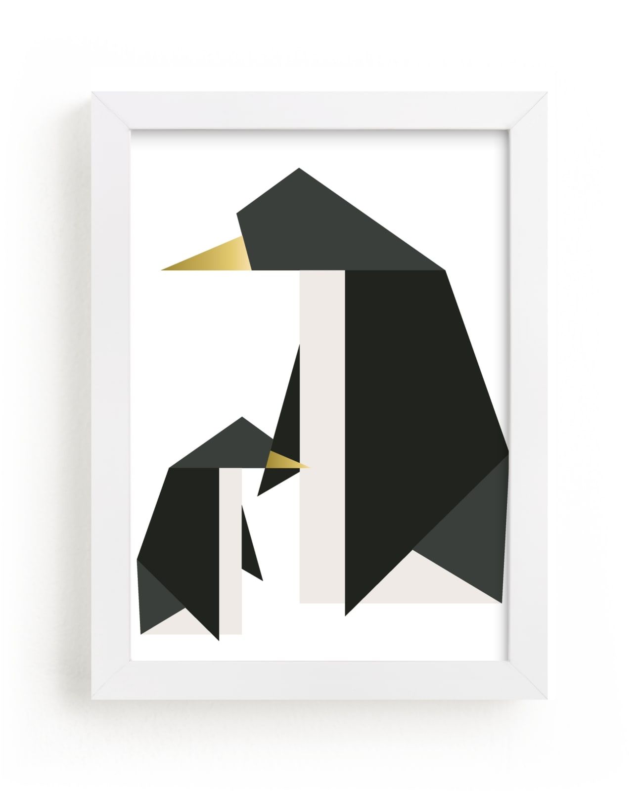 "Geo Penguins" - Limited Edition Art Print by Erica Krystek. | Minted