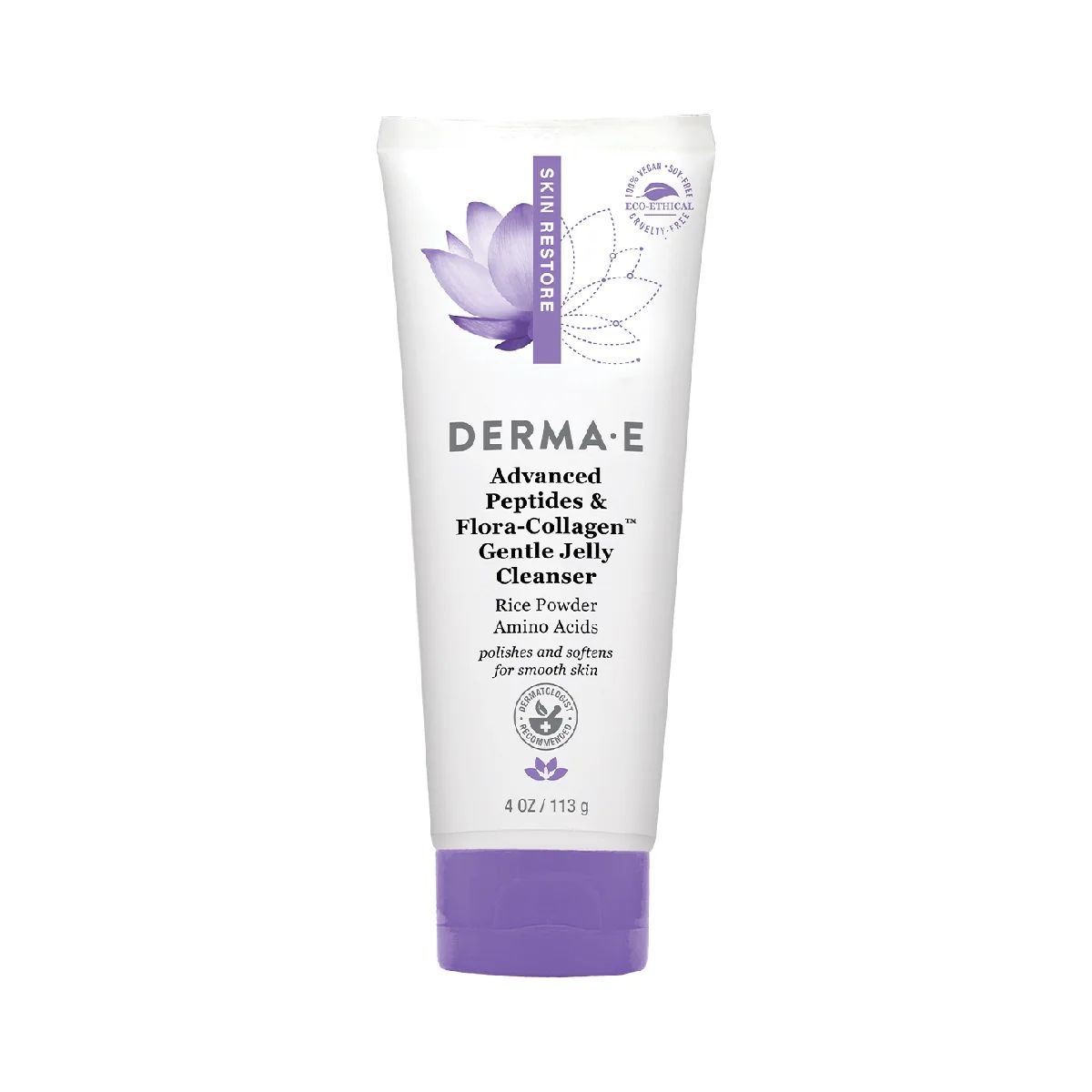 Advanced Peptides & Flora-Collagen™ Gentle Jelly Cleanser | DERMAE