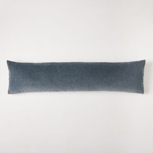 Classic Cotton Velvet Oversized Lumbar Pillow Cover | West Elm (US)
