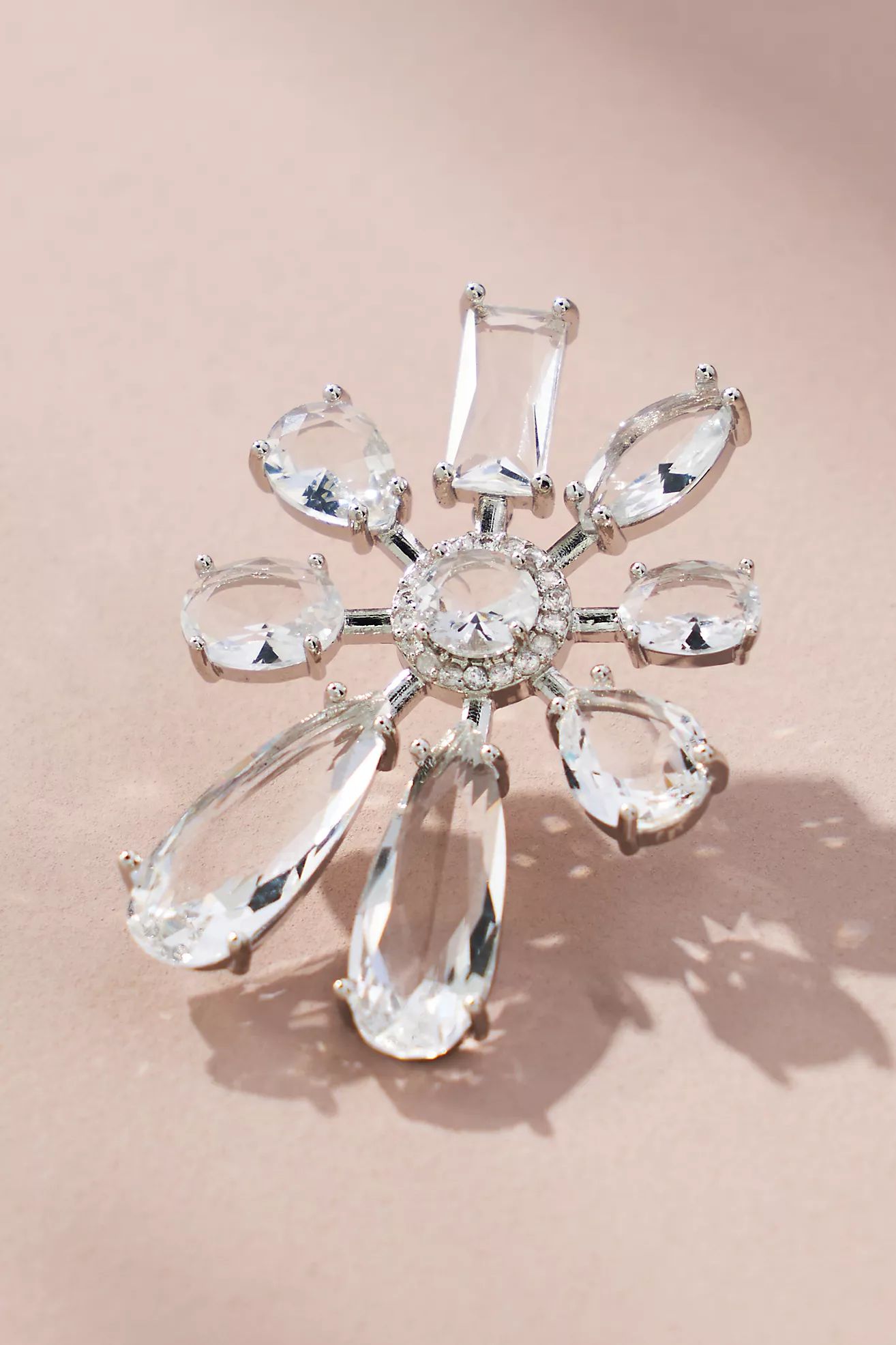 Crystal Flower Earrings | Anthropologie (US)