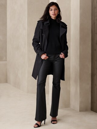 Coated Low-Rise Bootcut Jean | Banana Republic Factory