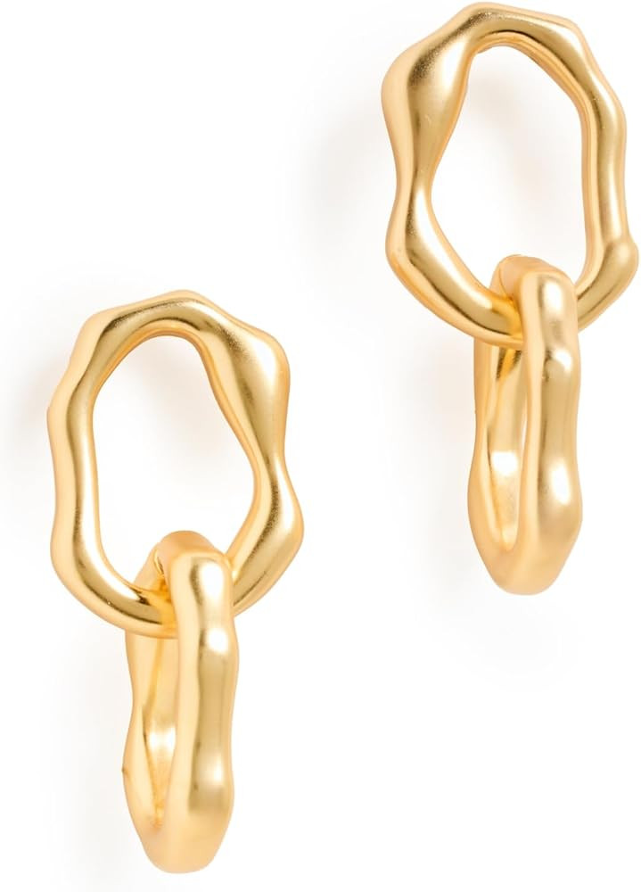 Madewell Women's Molten Link Hoops | Amazon (US)