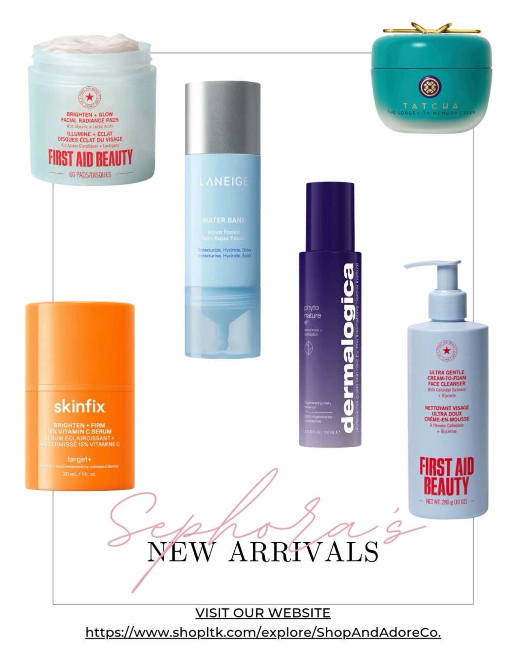 New skincare arrivals at Sephora ✨ Perfect time to refresh your routine with what just launched.

Sephora skincare new arrivals, skincare launches, glowing skin routine, beauty essentials

#SephoraSkincare #NewAtSephora #SkincareRoutine #GlowGoals

#LTKBeauty #LTKBeauty #LTKgrwm
