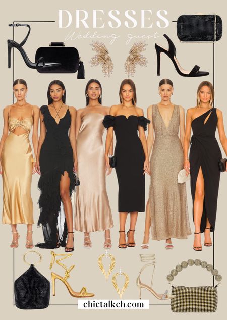 Wedding guest dresses! 
Black maxi dress, formal dress, gold maxi dress, wedding guest dresses

#LTKHoliday #LTKwedding #LTKstyletip