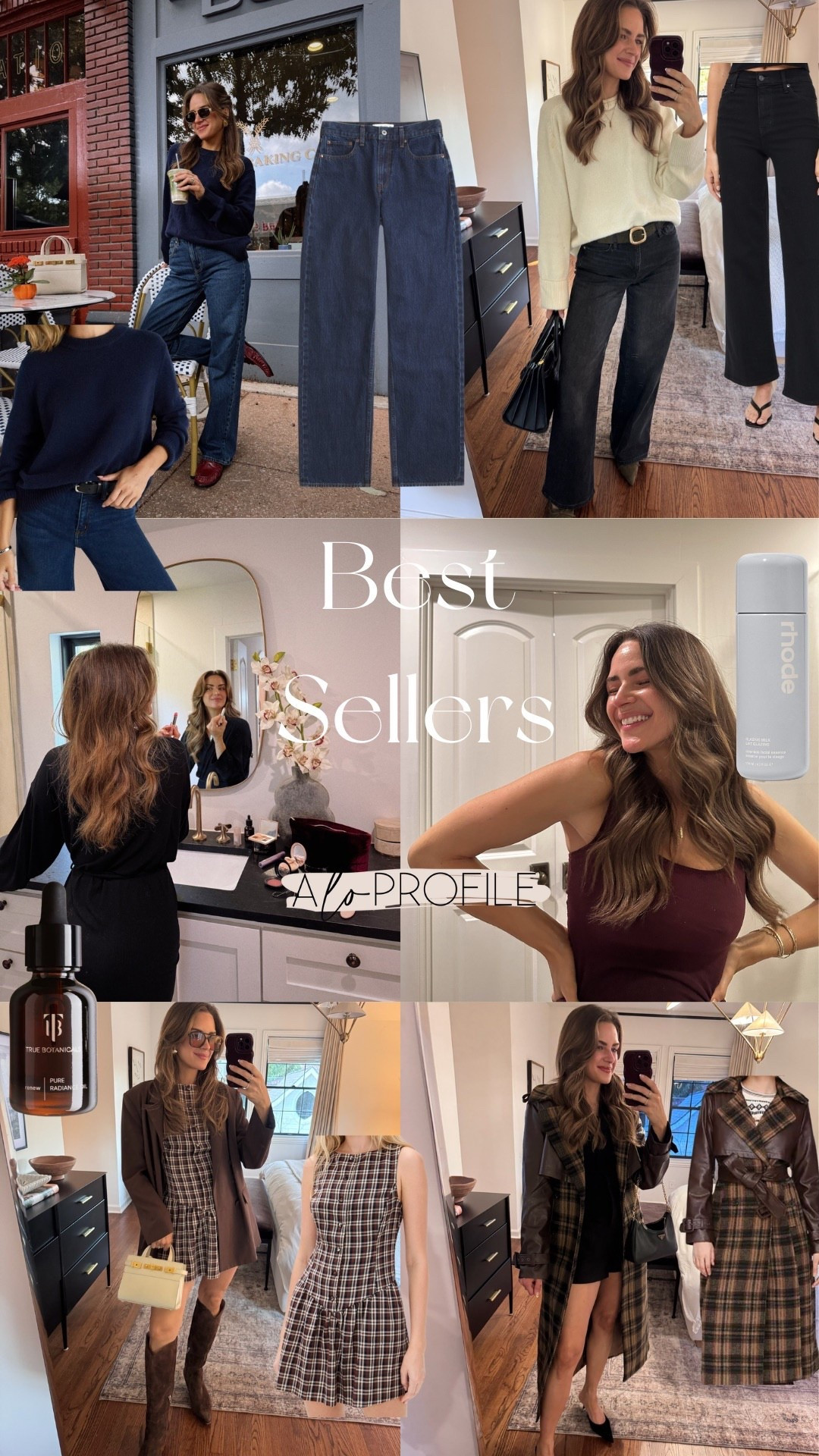 WEEKLY BESTSELLERS✨
1. Fav Sweater
2. Radiance Oil
3. Flare Jeans
4. Plaid Dress 
5. High Rise Jean
6. Lightweight Face Lotion
7. Plaid Trench


#LTKBeauty #LTKootd