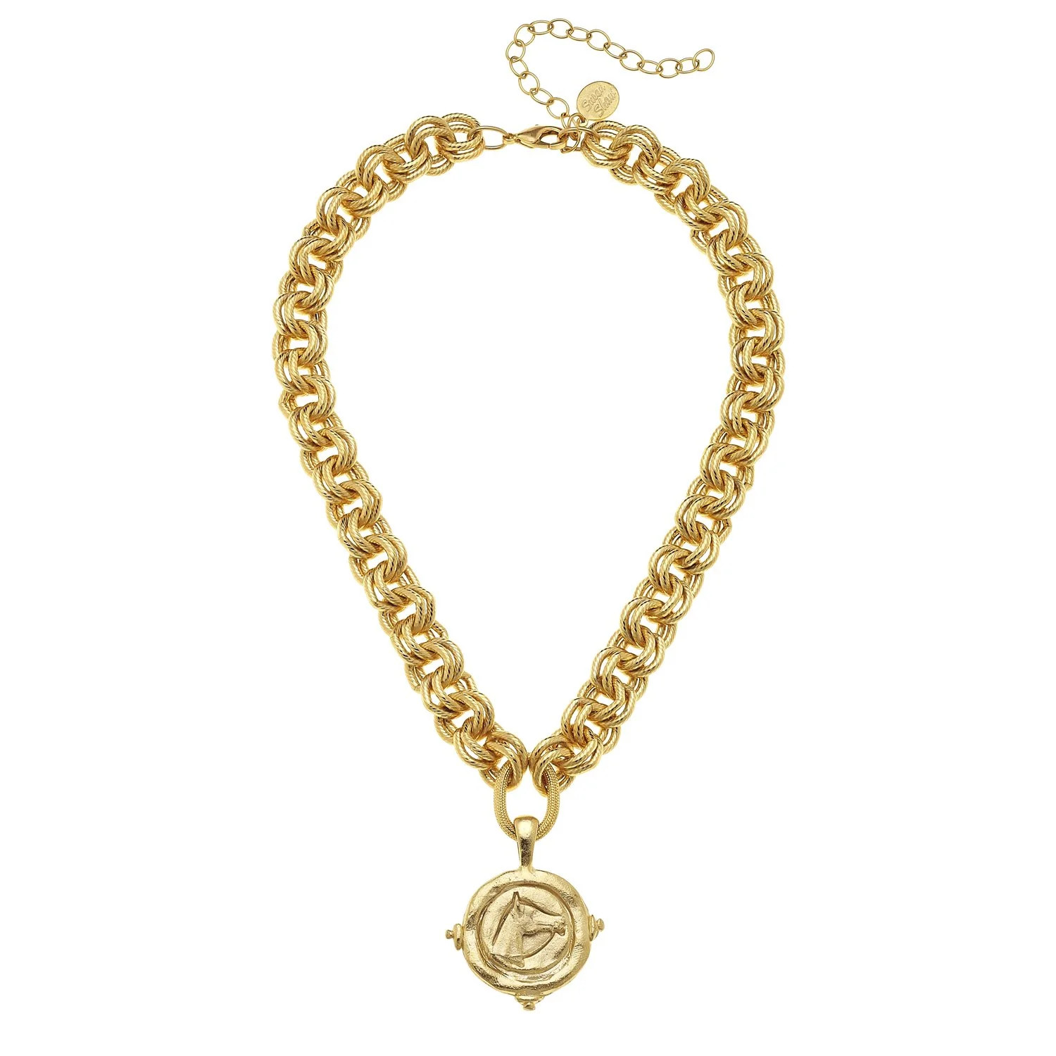 Horse Head Intaglio Necklace | Susan Shaw