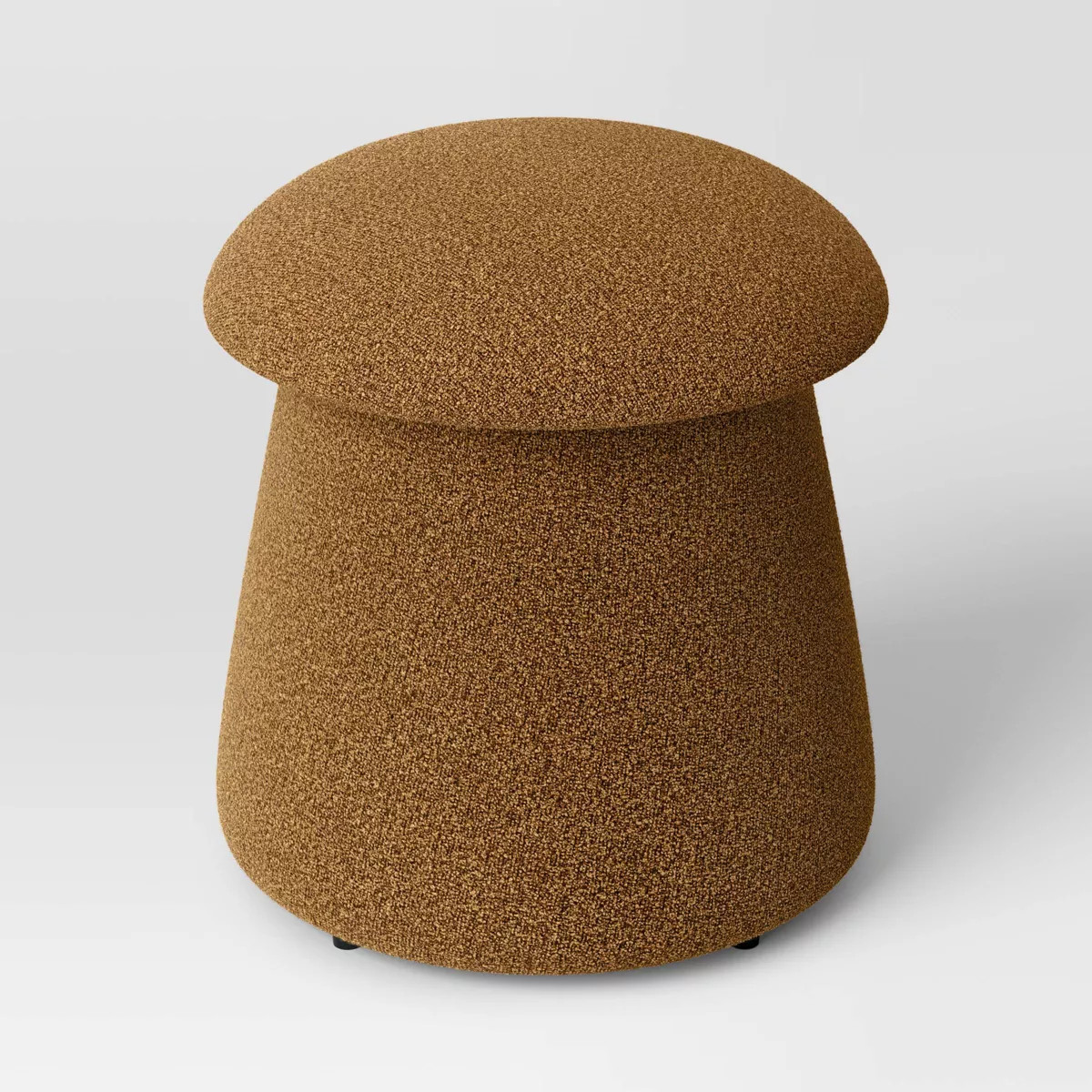 Mushroom Upholstered Storage Ottoman Boucle - Room Essentials™ | Target