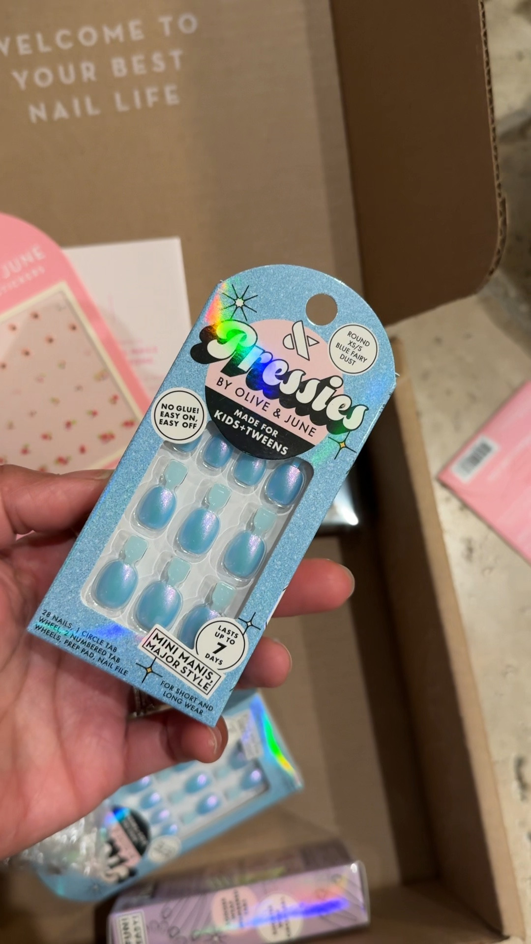 If you have a daughter or nieces that are pre-teens and tweens that are girly! These Olive & June pressies - press on nails are so fun! Great stocking stuffer! On sale today!! 

#LTKGiftGuide #LTKHoliday #LTKSaleAlert
