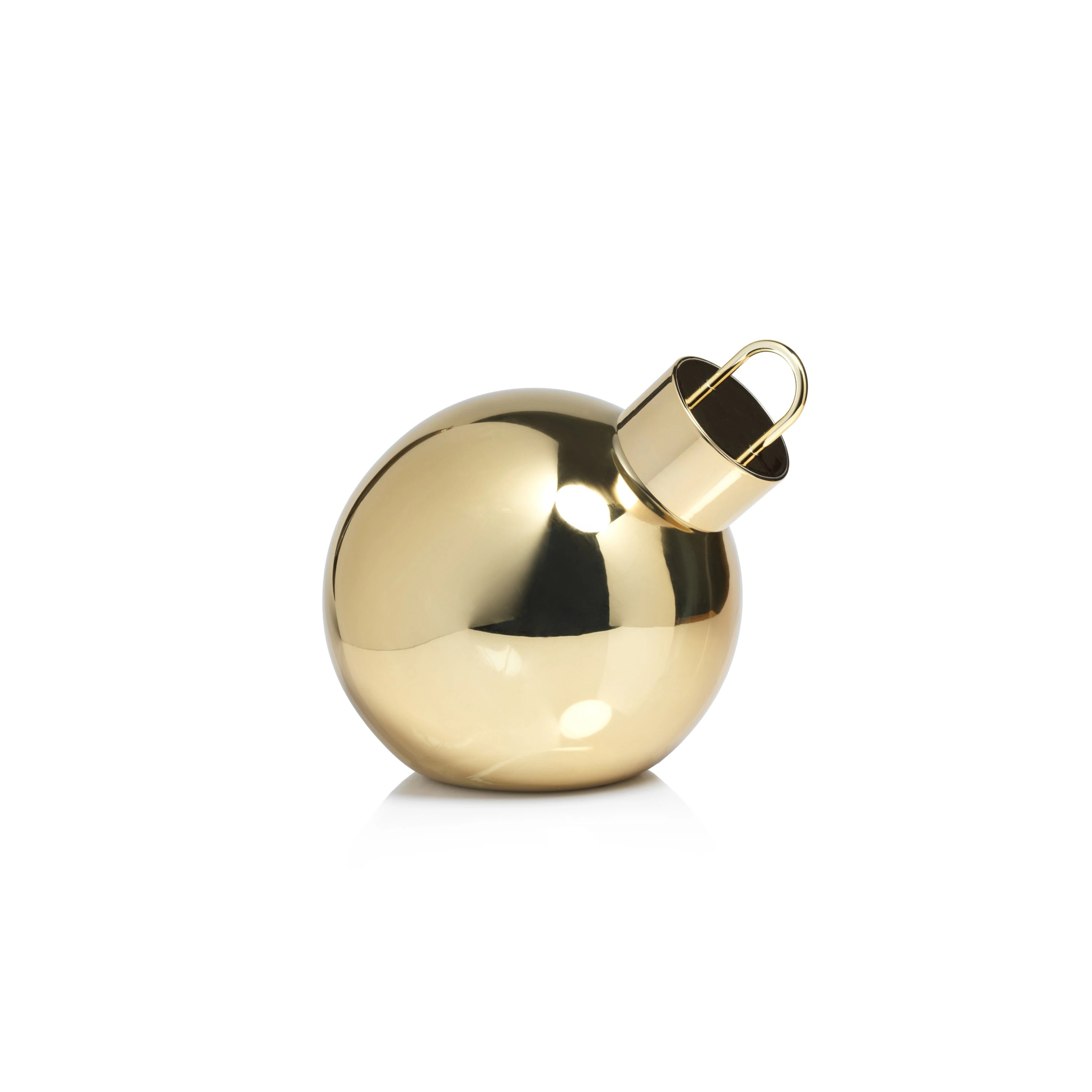 LED Oversized 9.75" Gold Glass Ball Ornament - 9.75 | Bed Bath & Beyond