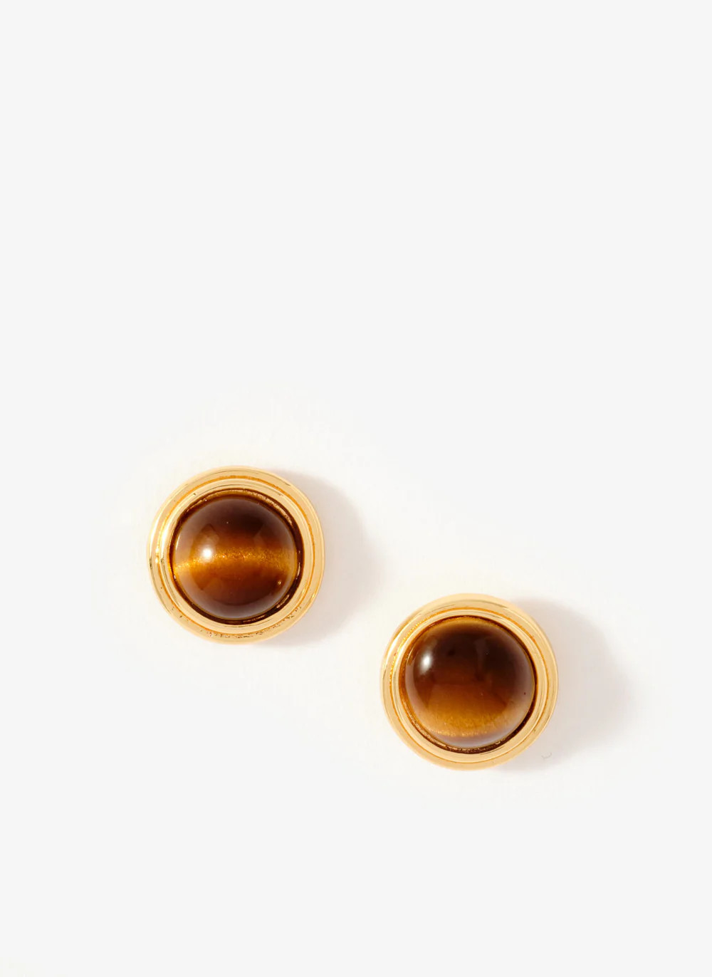 Gold Tone Resin Stud Earrings | Mint Velvet