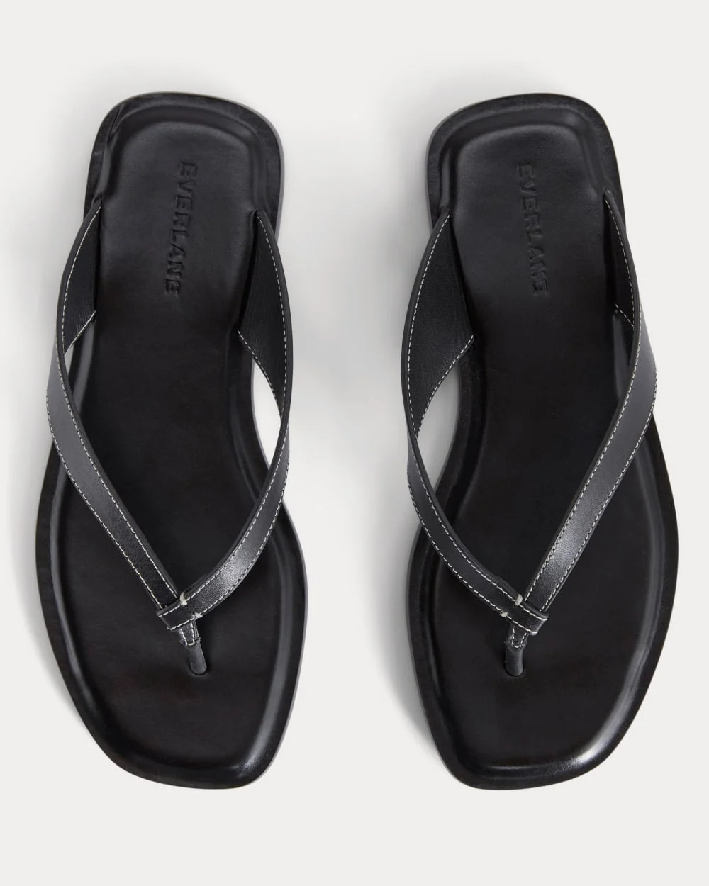 The Leather Flip Flop | Black | Everlane