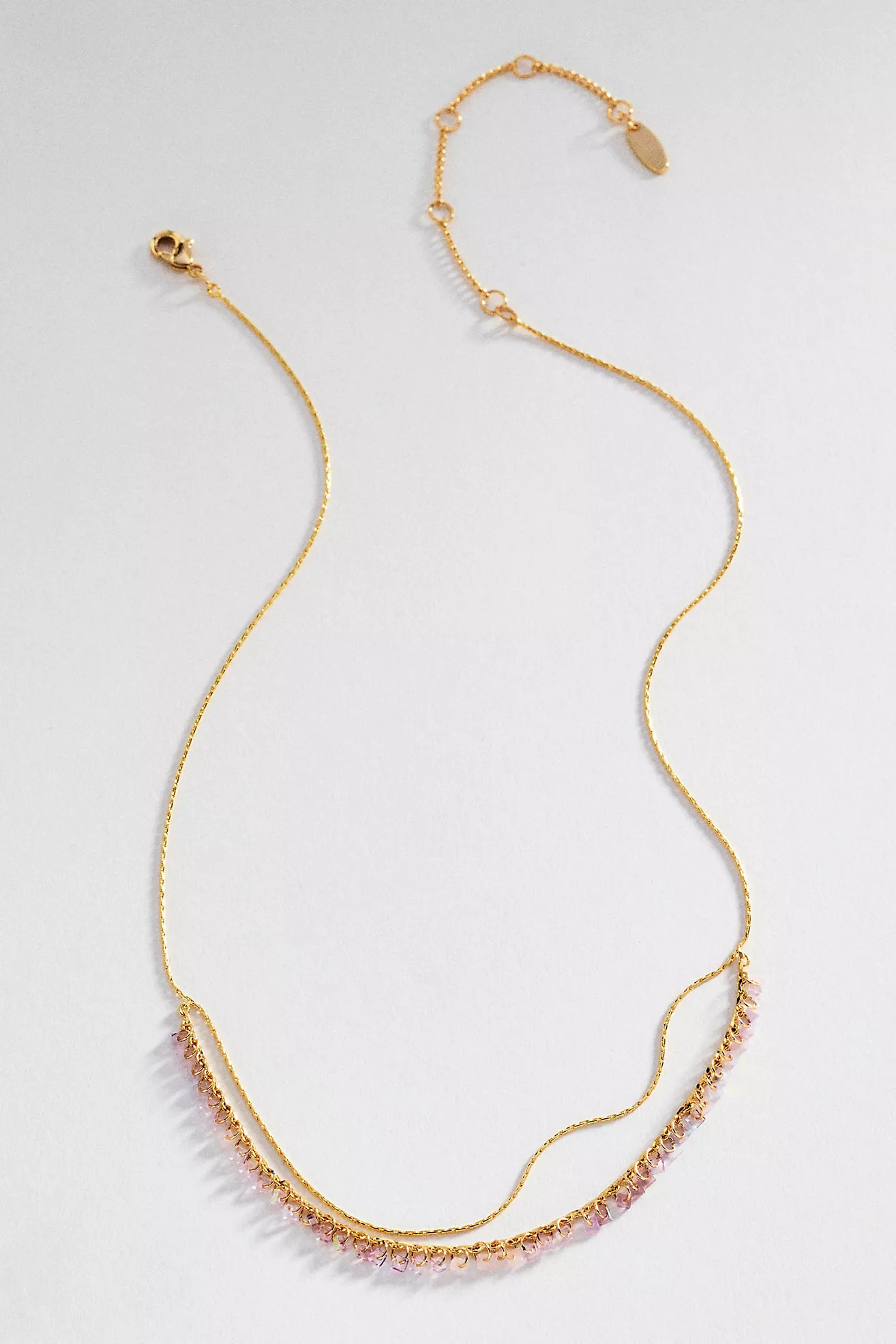 Delicate Layered Beaded Necklace | Anthropologie (US)