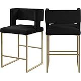 Meridian Furniture Caleb Collection Modern | Contemporary Counter Height Stool with Unique Square... | Amazon (US)