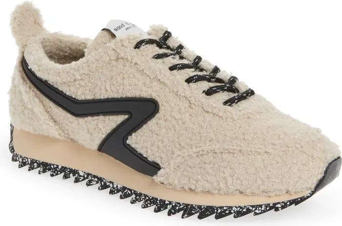 Retro Runner Faux Fur Sneaker | Nordstrom