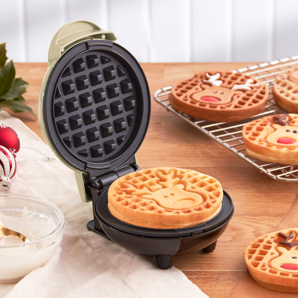 Dash Mini Reindeer Waffle Maker | Williams-Sonoma