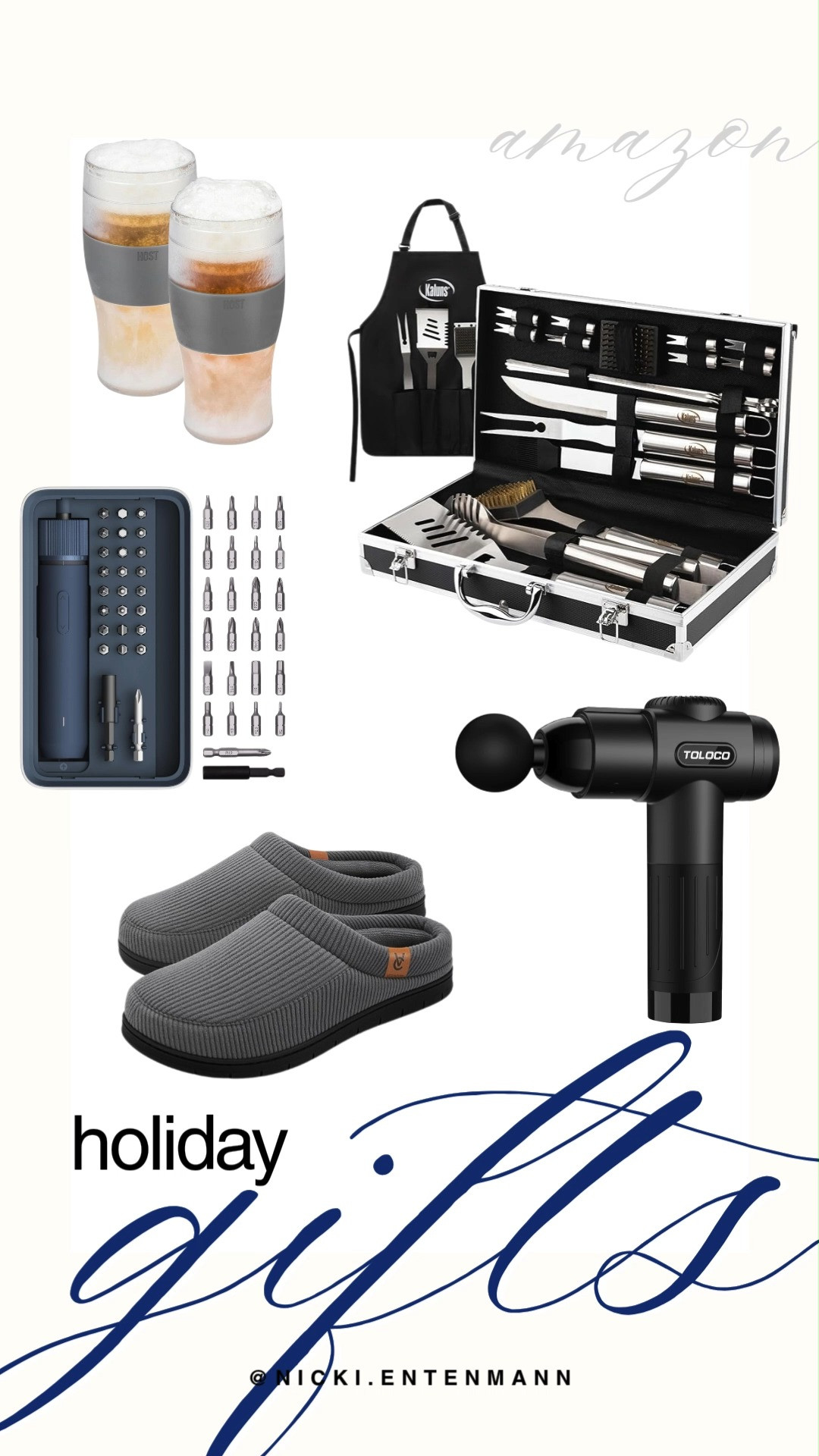 Exciting holiday gift ideas crafted for everyday brilliance. From cozy slippers to BBQ essentials, they blend comfort, style, and confidence seamlessly to bring joy for everyone. #holidaygifts #amazonfinds #giftideas #shoppingdeal #festivefinds #seasonalmusthaves #modernliving #dailyessentials #holidaystyle #homedecor 🎁🔥🥿 

 #LTKdayinmylife #LTKHome #LTKSaleAlert