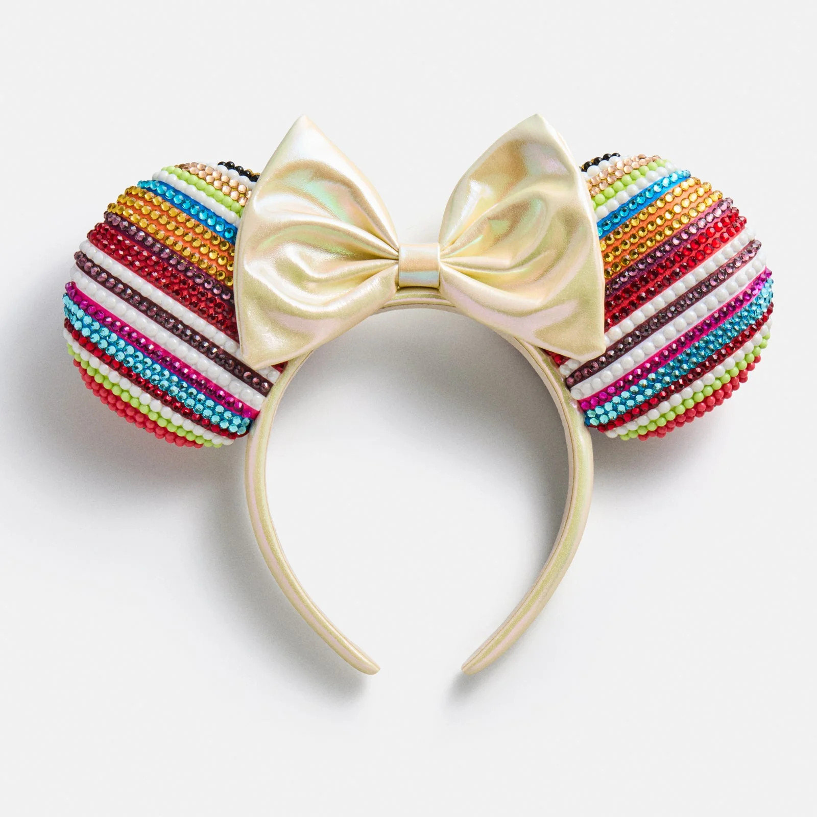 Disney Minnie Mouse Striped Ears Headband - Minnie Mouse Multicolored | BaubleBar