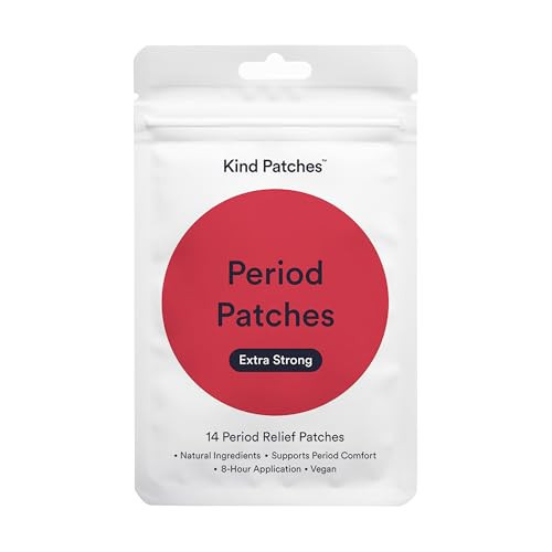 Kind Patches Period Patches Extra Strong - Period Relief with Menthol and Ginger Extract - Menstrual Relief with Natural Essential Oils - 14 Count | Amazon (US)
