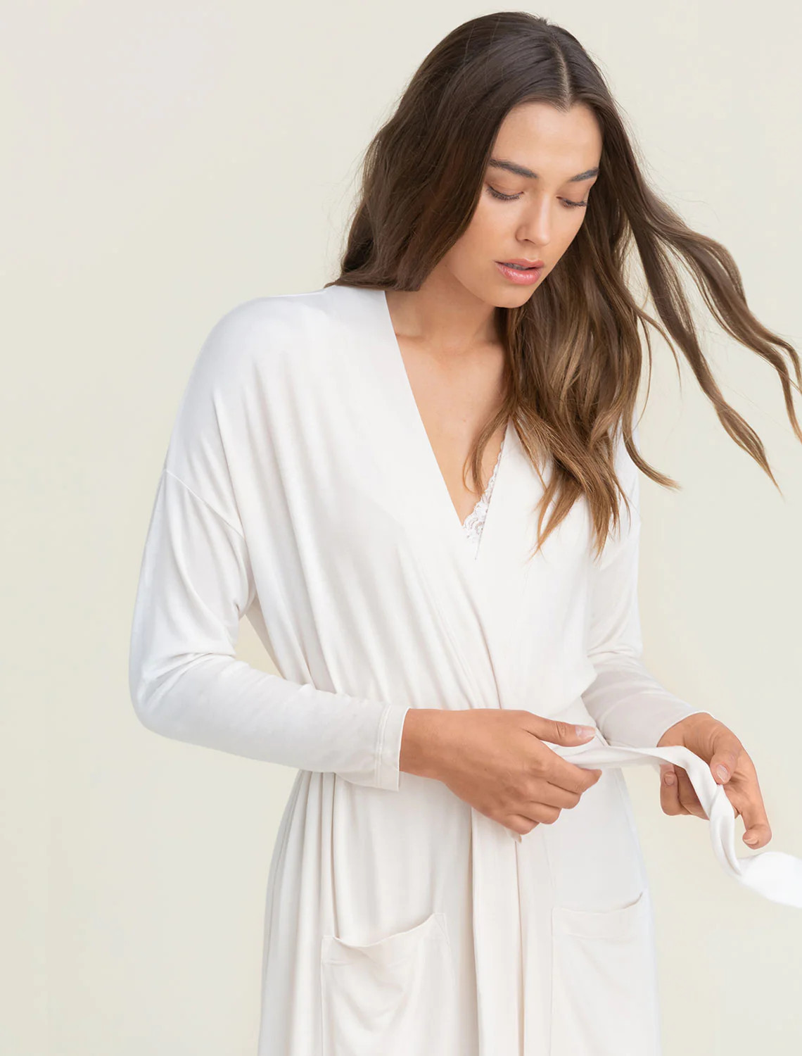 Luxe Milk Jersey® Women's Duster Robe | Barefoot Dreams