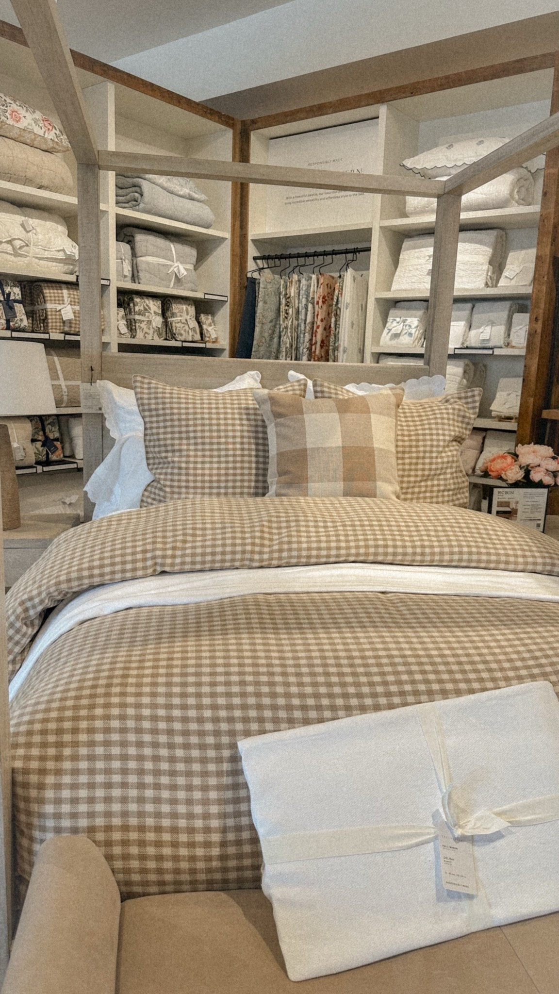 Gingham and buffalo check at PotteryBarn SOOOO cozy 🤎🤎🤎🤎🤎

#LTKSeasonal #LTKHome #LTKSaleAlert