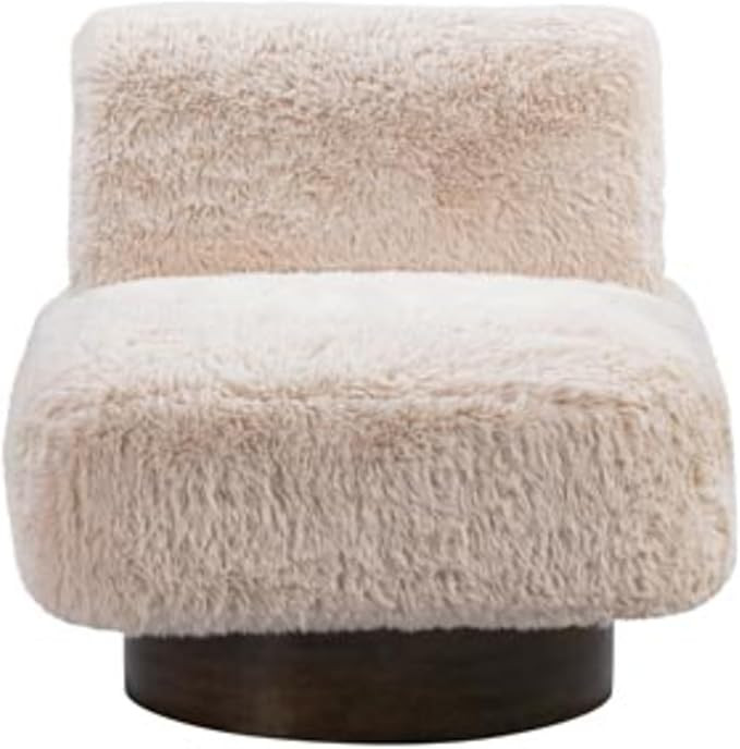 Bassett Mirror Company Amaya Swivel Accent Chair - Beige | Amazon (US)