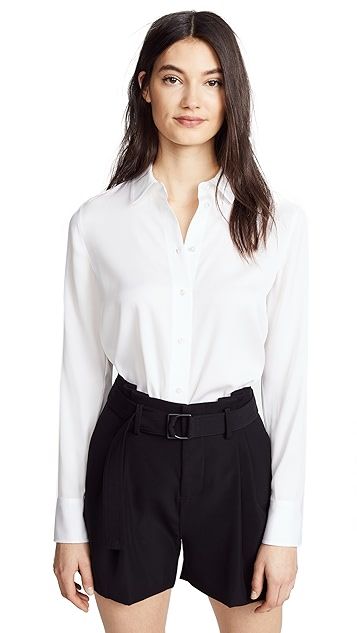 Slim Fitted Blouse | Shopbop