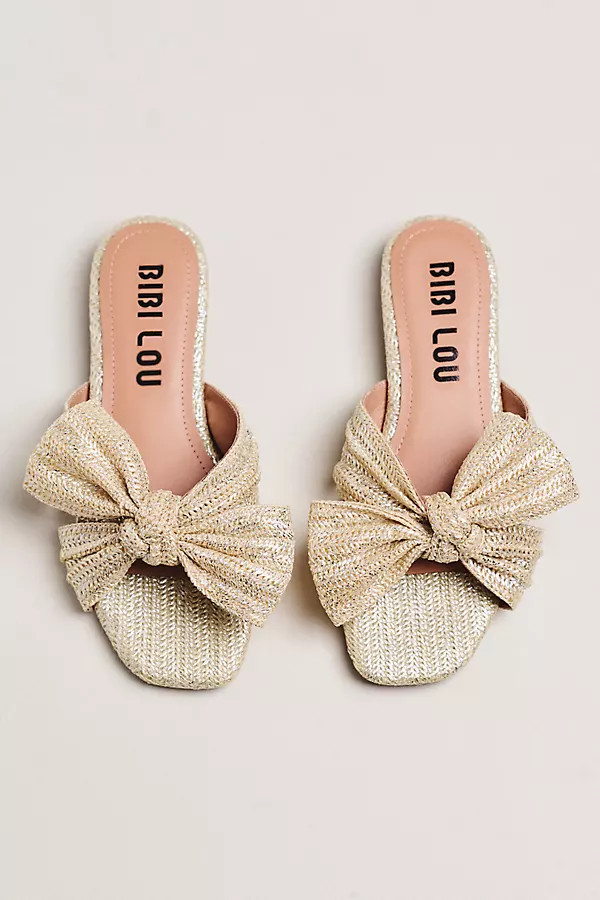 Karsie Square-Toe Slide Sandals | Anthropologie (US)