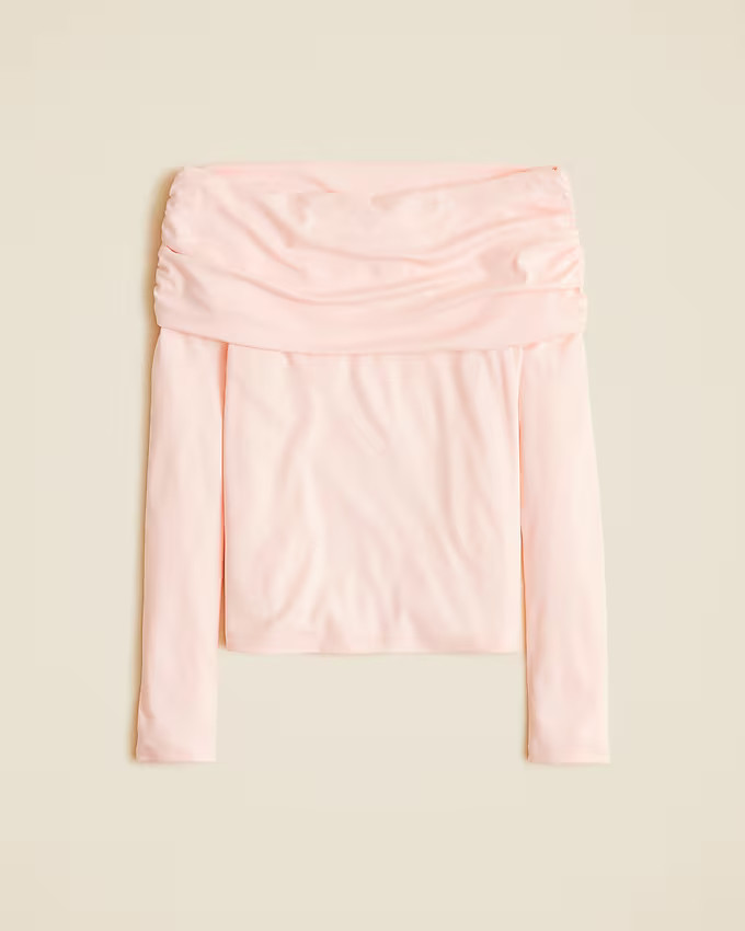 Refined rib off-the-shoulder top | J. Crew US