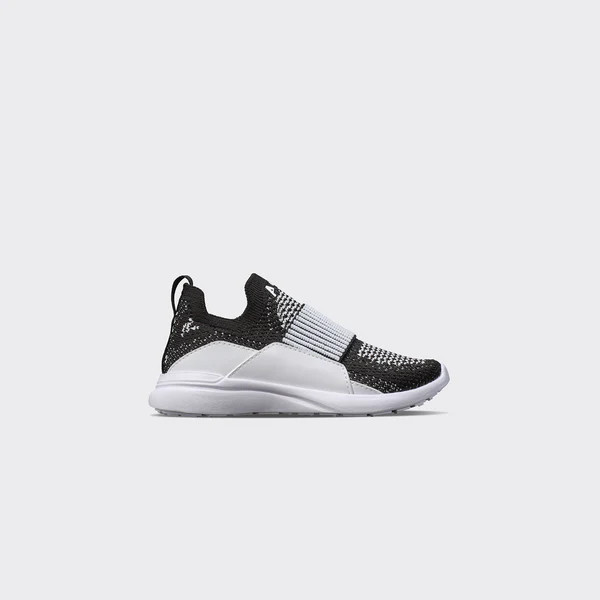 Kid's TechLoom Bliss Black / White / White / Ribbed | APL