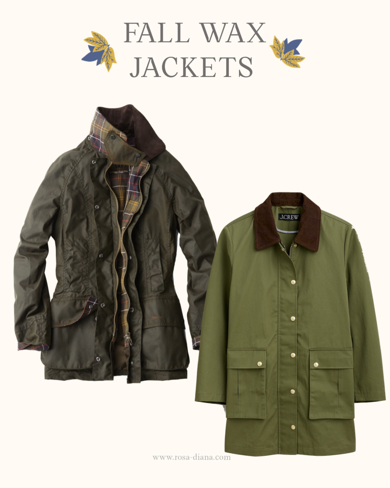 Fall wax jackets. 

#LTKstyletip #LTKSeasonal