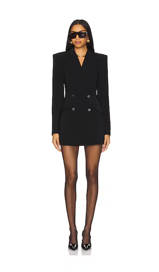 Asher Blazer Dress in Black | Revolve Clothing (Global)