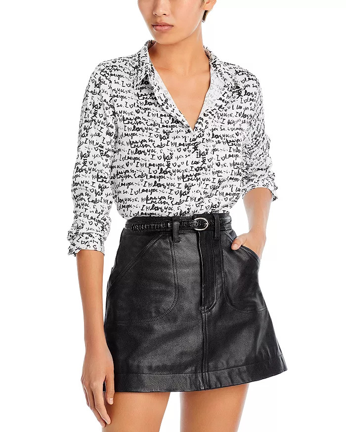 Love Writing Satin Blouse - 100% Exclusive | Bloomingdale's (US)