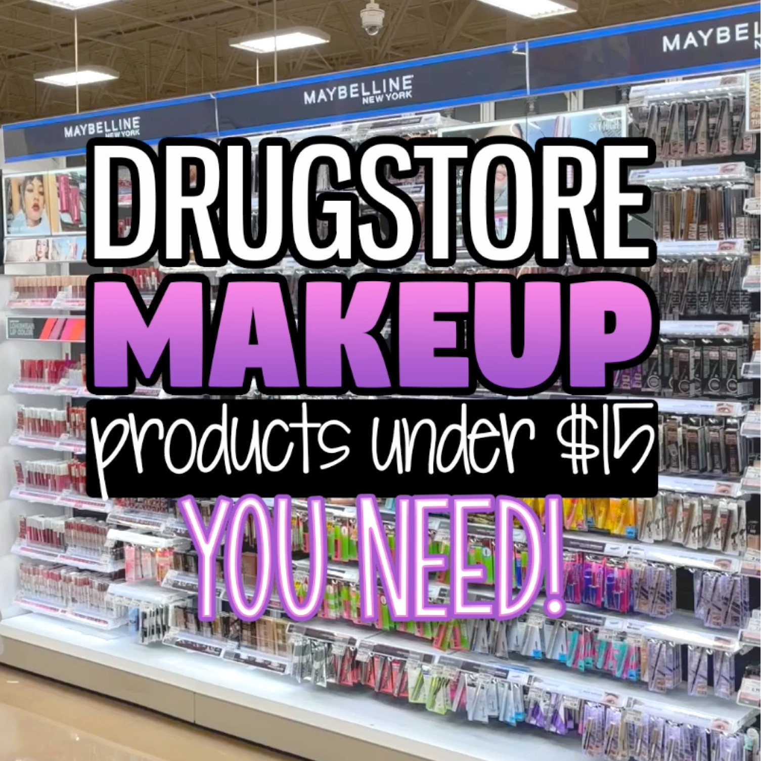 Drugstore makeup products under $15

#LTKbeauty