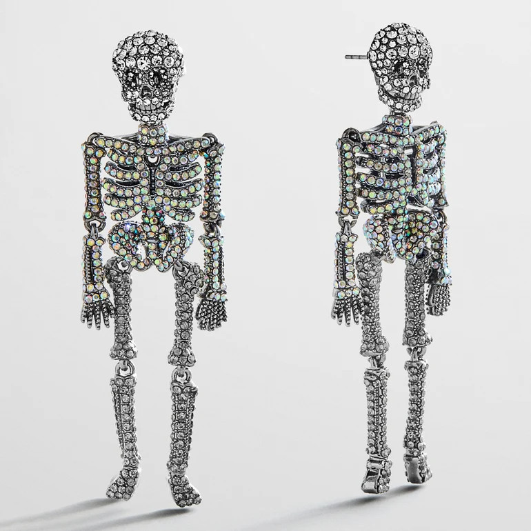 Bone-A-Fide Hottie Earrings - Black/Iridescent | BaubleBar