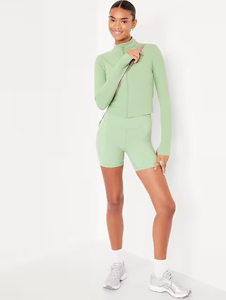 StudioSmooth Crop Full Zip | Old Navy (US)