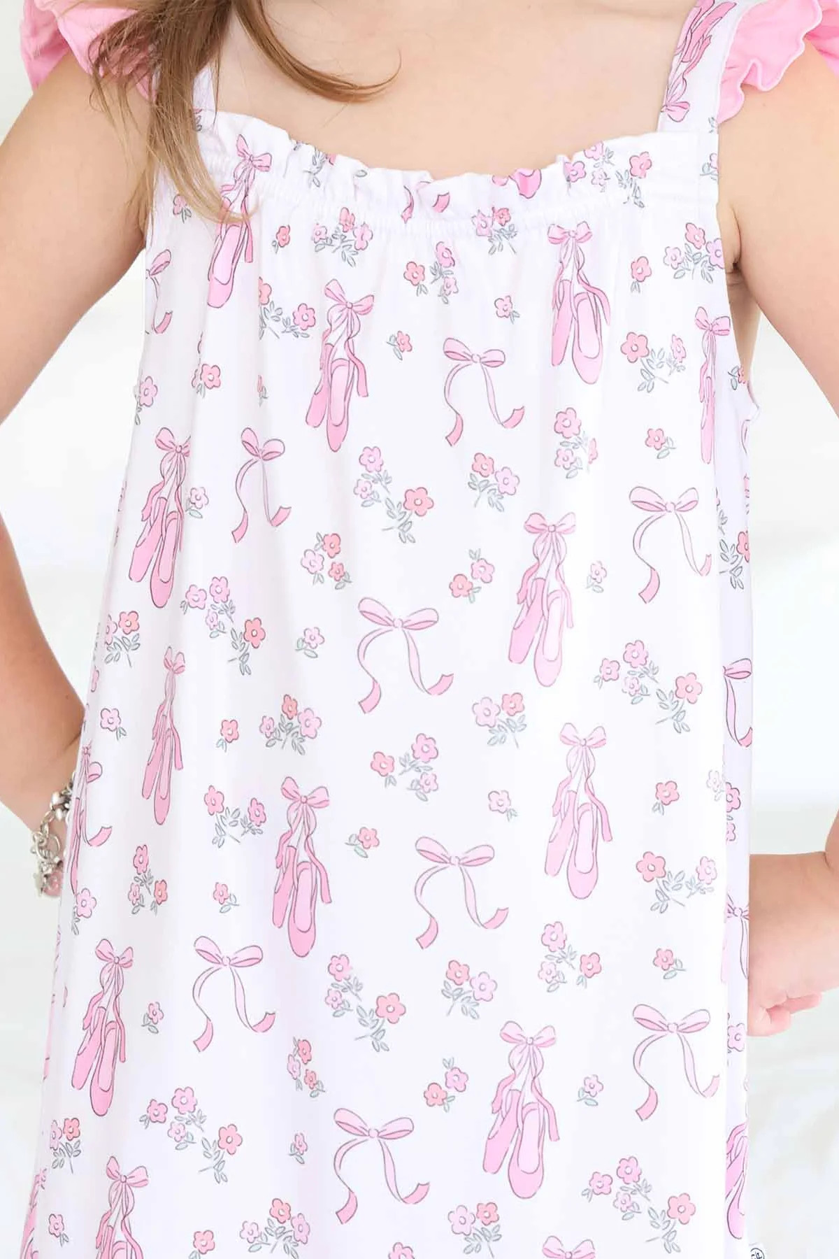 Full Length Ruffle Nightgown | Ballet Dreams | Caden Lane