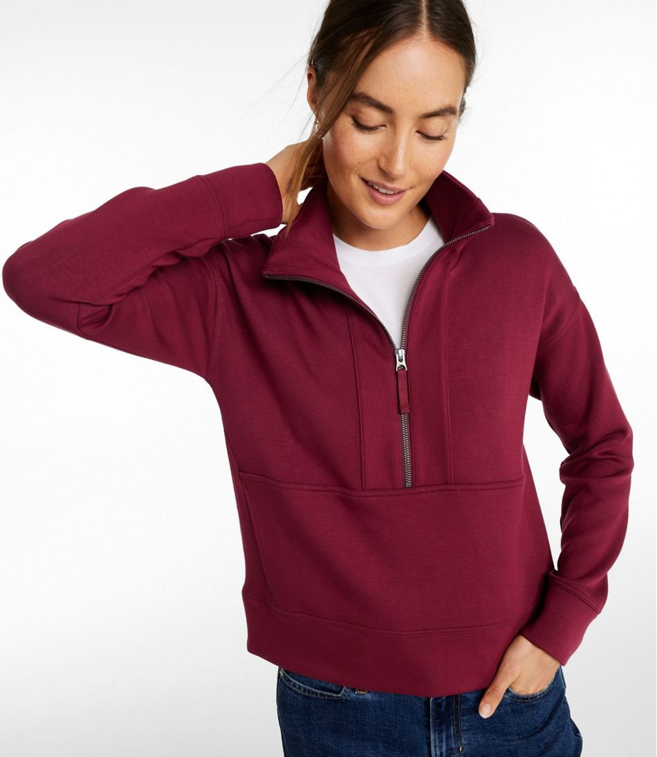 Women's L.L.Bean CloudSoft Top, Half-Zip Pullover | L.L. Bean