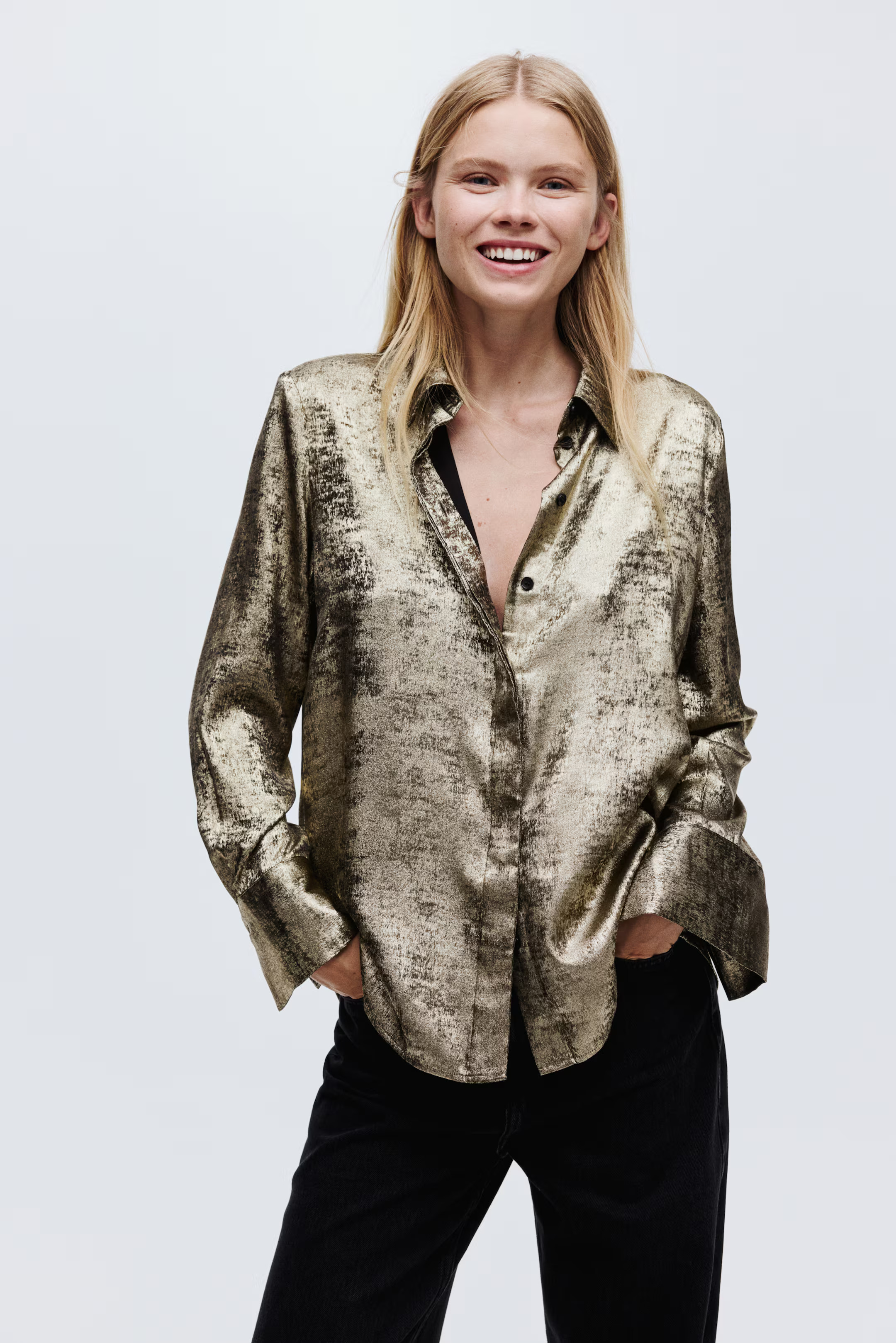 Satin Shirt | H&M (US + CA)
