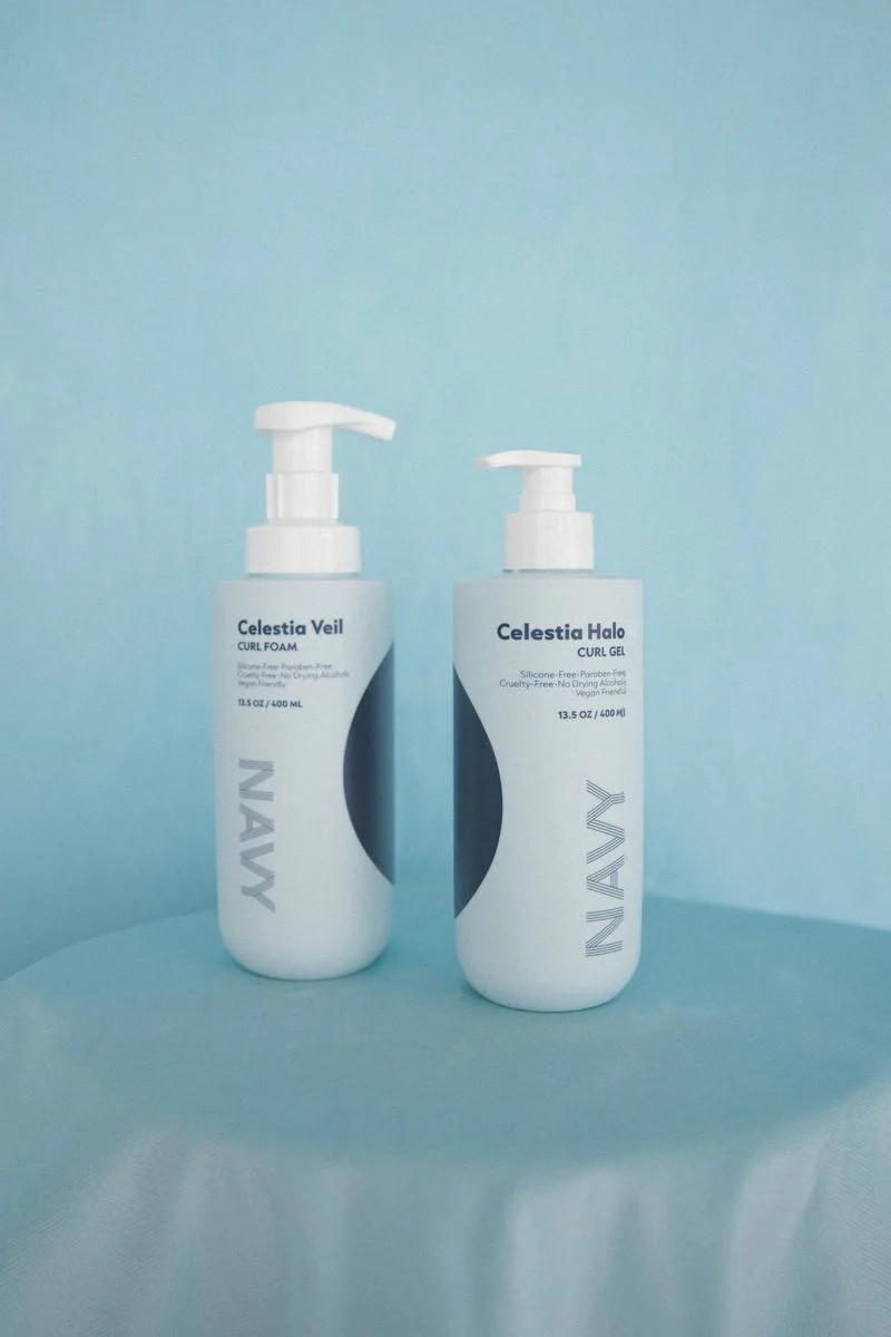Celestia Curl Foam and Gel Duo | NAVY Hair Care