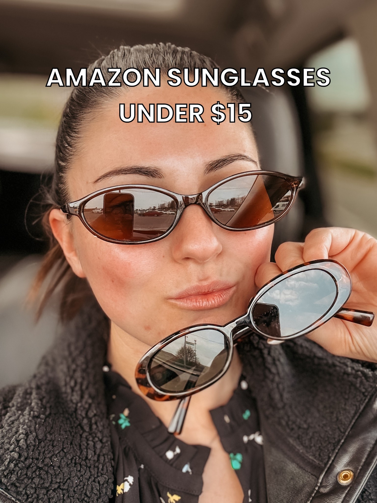 Amazon came THROUGH with these under-$15 sunnies and I’m not over it. The best part? No nose pads = no hair getting stuck 🙌 (literally a game changer).

They’re lightweight, super flattering, and give that effortless cool-girl look without the designer price tag. Had to grab both styles because they go with everything 🖤

Shop them in my LTK 🔗 

#LTKootd #LTKSaleAlert #LTKSeasonal