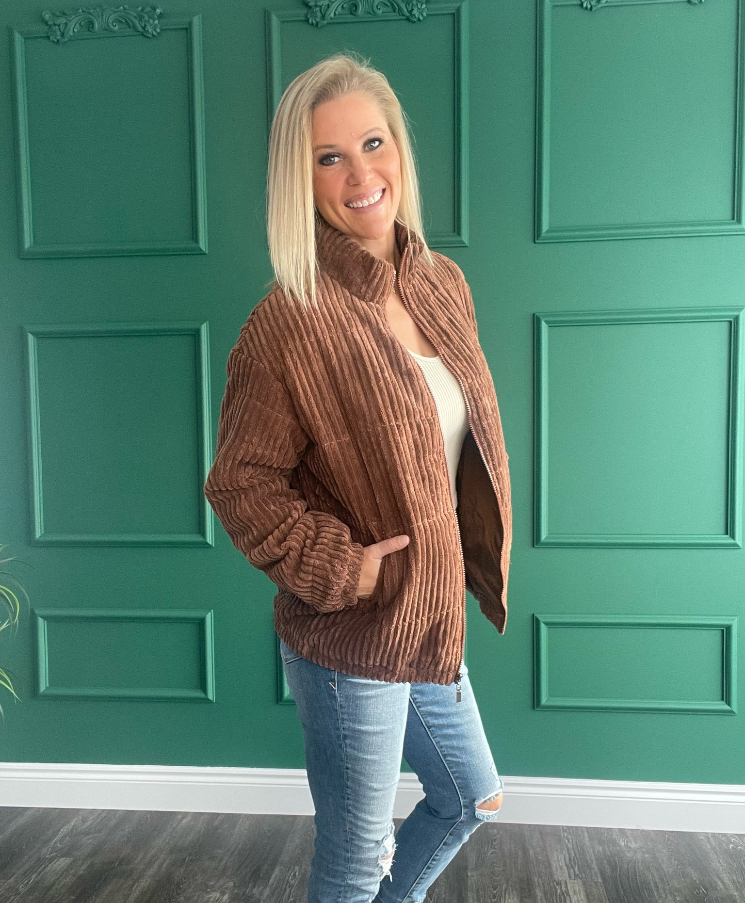 I love this corduroy puffer coat! It’s so stylish, I love the color, even though it comes in more colors too! It’s the perfect addition to anyone’s fall and winter wardrobe! 

#LTKstyletip #LTKover40 #LTKGiftGuide