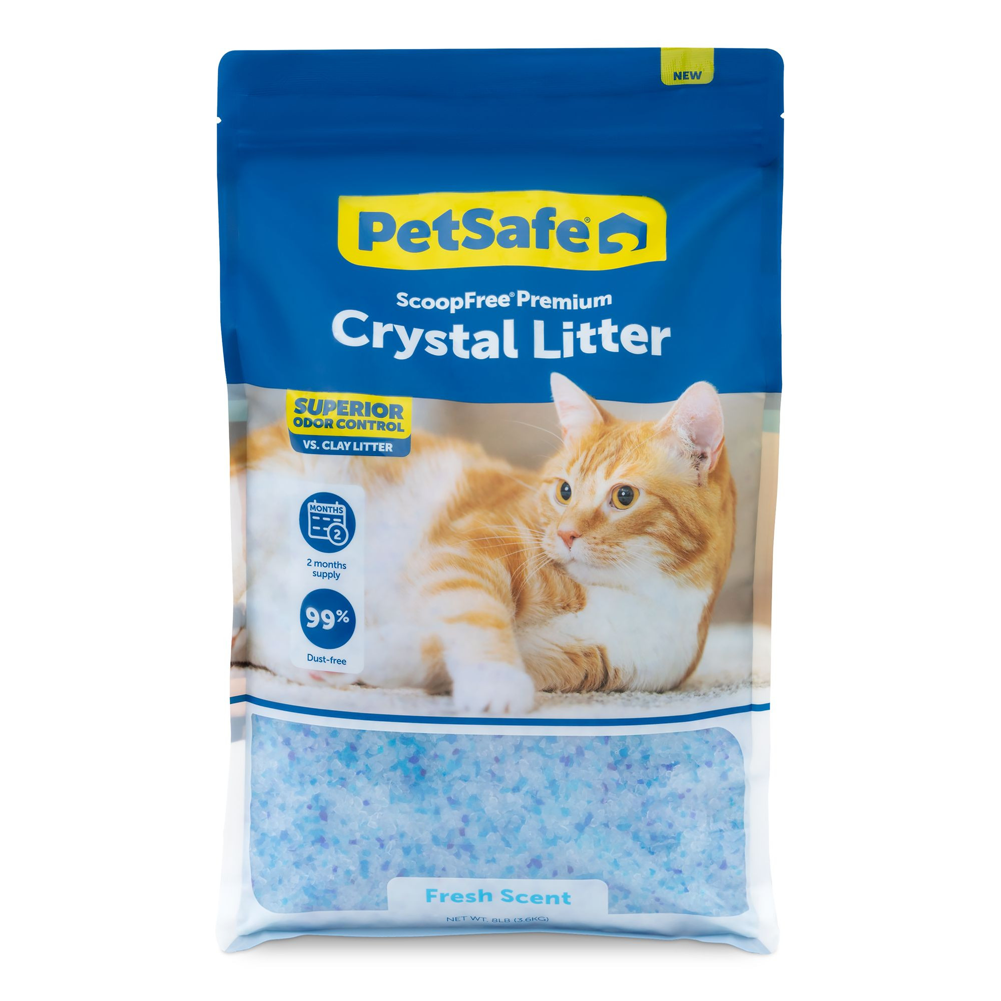 PetSafe® ScoopFree® Premium Crystal Cat Litter - Fresh Scent - Superior Odor Control - 8 lb | PetSmart