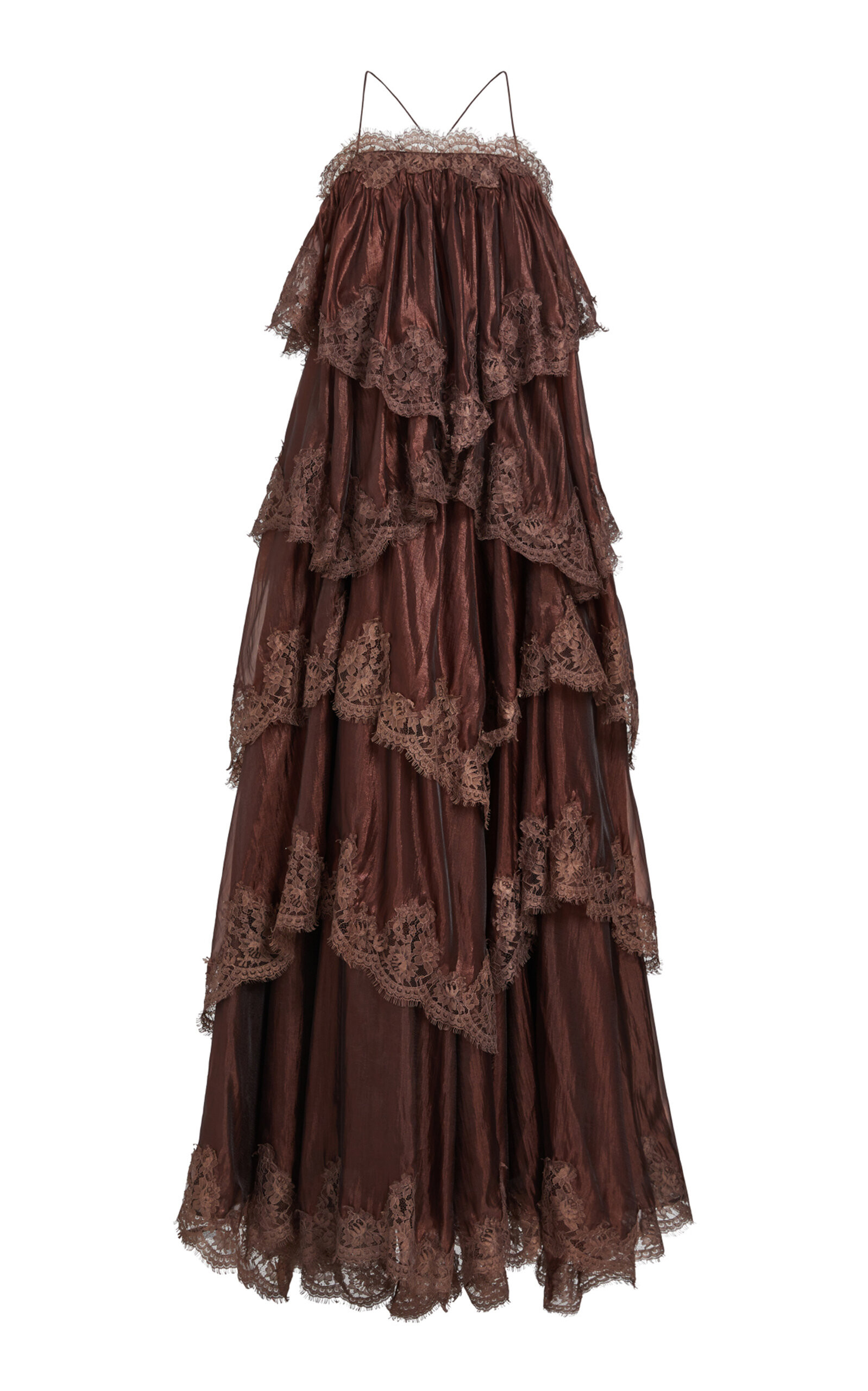 Ophelia Lace-Trimmed Gown | Moda Operandi (Global)