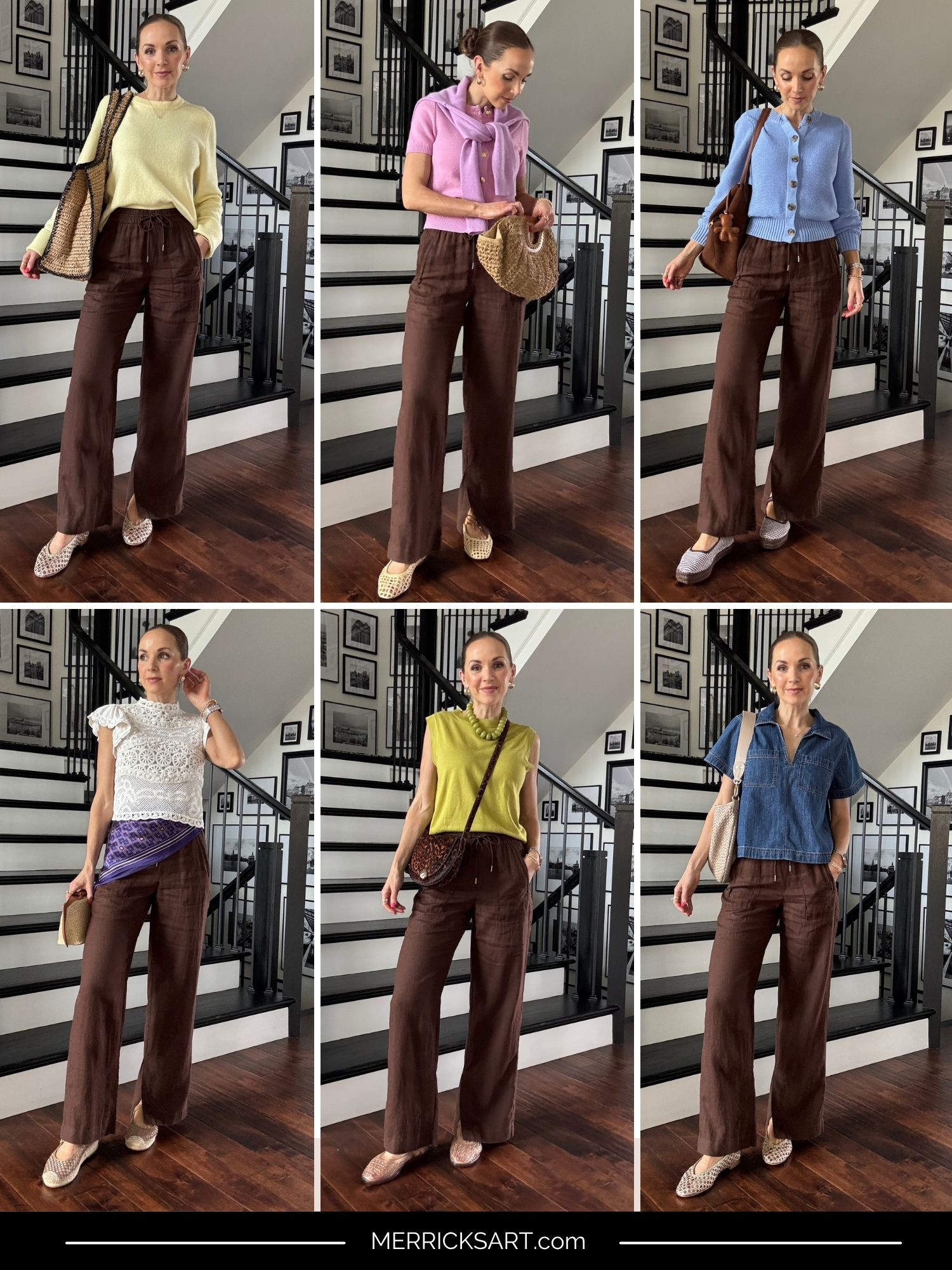 6 ways to style @athleta chocolate brown linen pants. I wear an XS Regular in these pants! 

 

#LTKgrwm