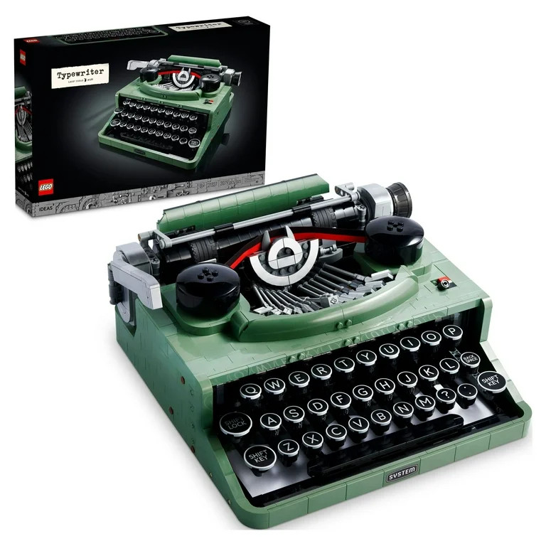 LEGO Ideas Typewriter 21327 Building Kit; Collectible Display Model for Adults That Sparks Nostal... | Walmart (US)