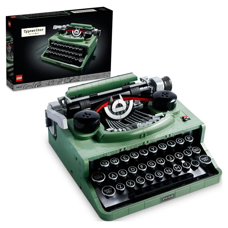 LEGO Ideas Typewriter 21327 Building Kit; Collectible Display Model for Adults That Sparks Nostal... | Walmart (US)