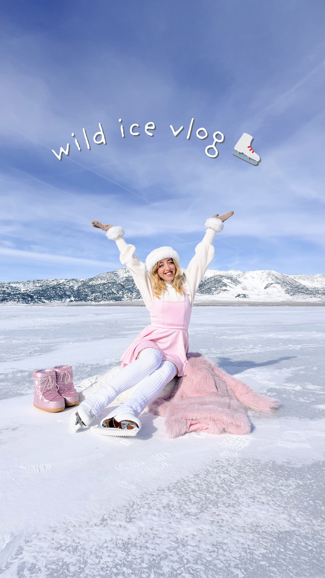 the search for wild ice in cali vlog 🥺⛸️❄️🤍 trying to find wild ice in california was one of the most intense but rewarding adventures i’ve ever had. for 8 days we battled a snowstorm that melted all the ice, trekked across frozen ponds that weren’t skateable, and had so many moments where i thought we’d never find it. on our last day, we finally stumbled upon this frozen lake. stepping onto the ice felt like stepping into my 2026 vision board. I can’t believe I had the opportunity to skate in such a beautiful place - in the end it was worth the struggle! ⛸️🏔️✨

#LTKfitnessgoals #LTKstorytime