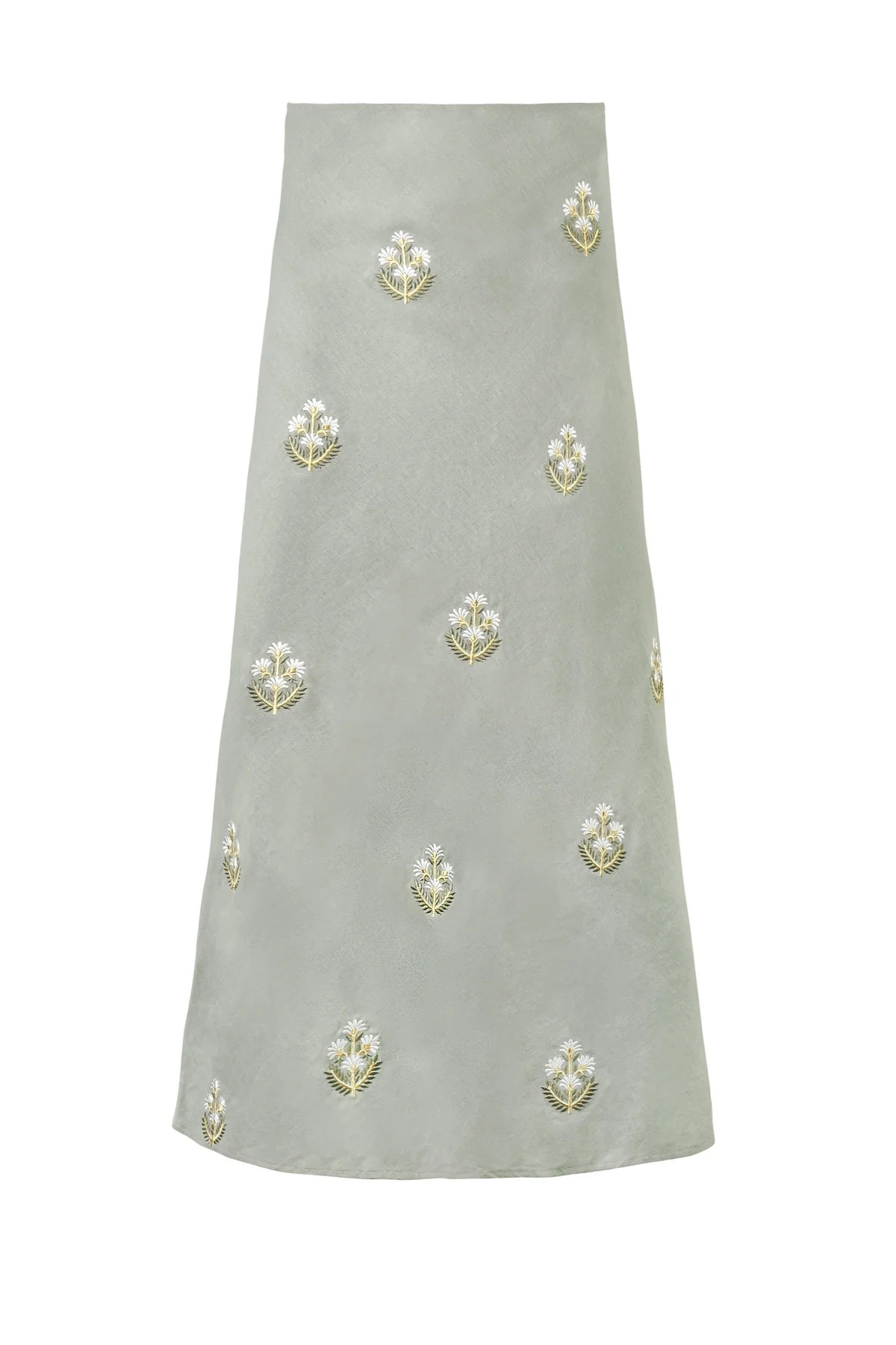 Mina Skirt in Mint & Ivory | Over The Moon