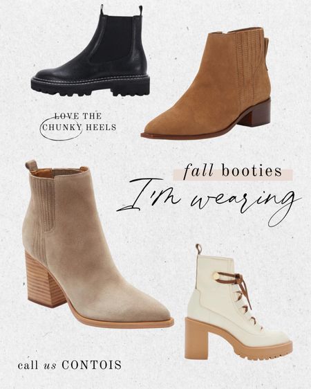 Fall booties I’m wearing right now! 👢🌾

| fall style, boots, short boots, flat booties, chunky booties, heel booties, suede boots, leather boots, fall apparel | 

#LTKunder100 #LTKshoecrush #LTKSeasonal